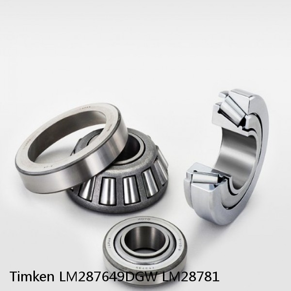 LM287649DGW LM28781 Timken Tapered Roller Bearing