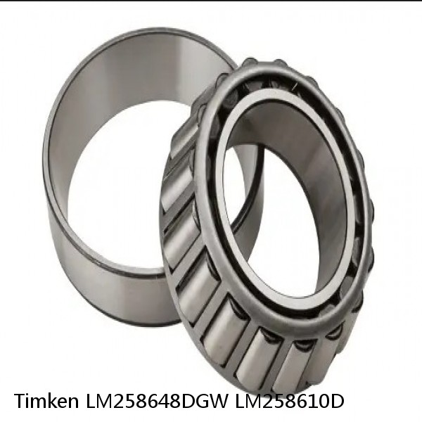 LM258648DGW LM258610D Timken Tapered Roller Bearing
