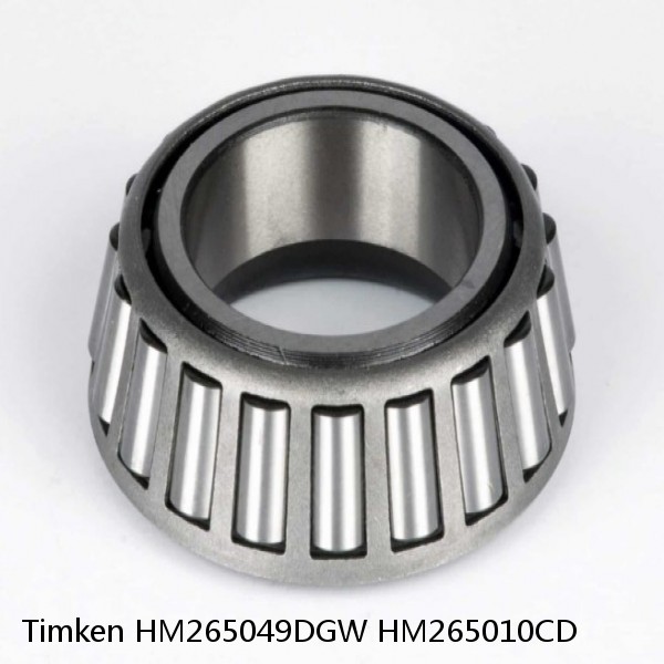 HM265049DGW HM265010CD Timken Tapered Roller Bearing