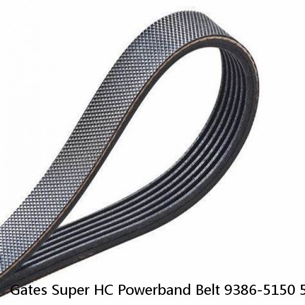 Gates Super HC Powerband Belt 9386-5150 5/5V1500 5V1500 #1 image